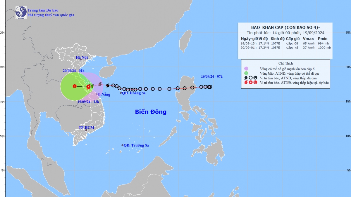 bao so 4 gay mua lon khu vuc thanh hoa den quang tri, co noi tren 400mm hinh anh 1