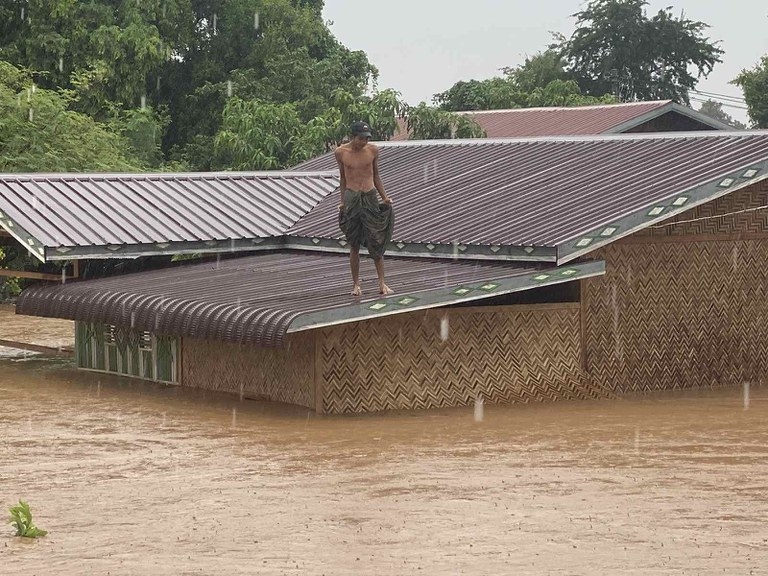 Hoàn lưu bão Yagi tiếp tục gây mưa lũ, sạt lở nhiều khu vực ở Myanmar và Thái Lan