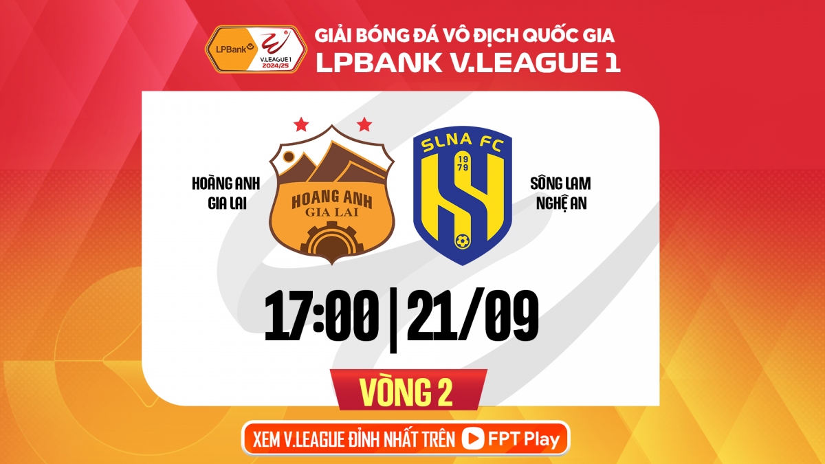 hagl muon danh bai slna de giu ngoi dau bang xep hang v-league 2024 2025 hinh anh 1