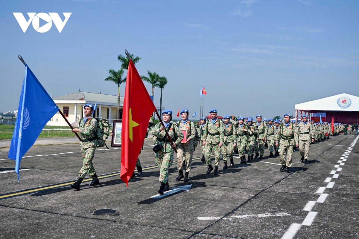 send-off ceremony for 247 vietnamese officers to un peacekeeping missions picture 10