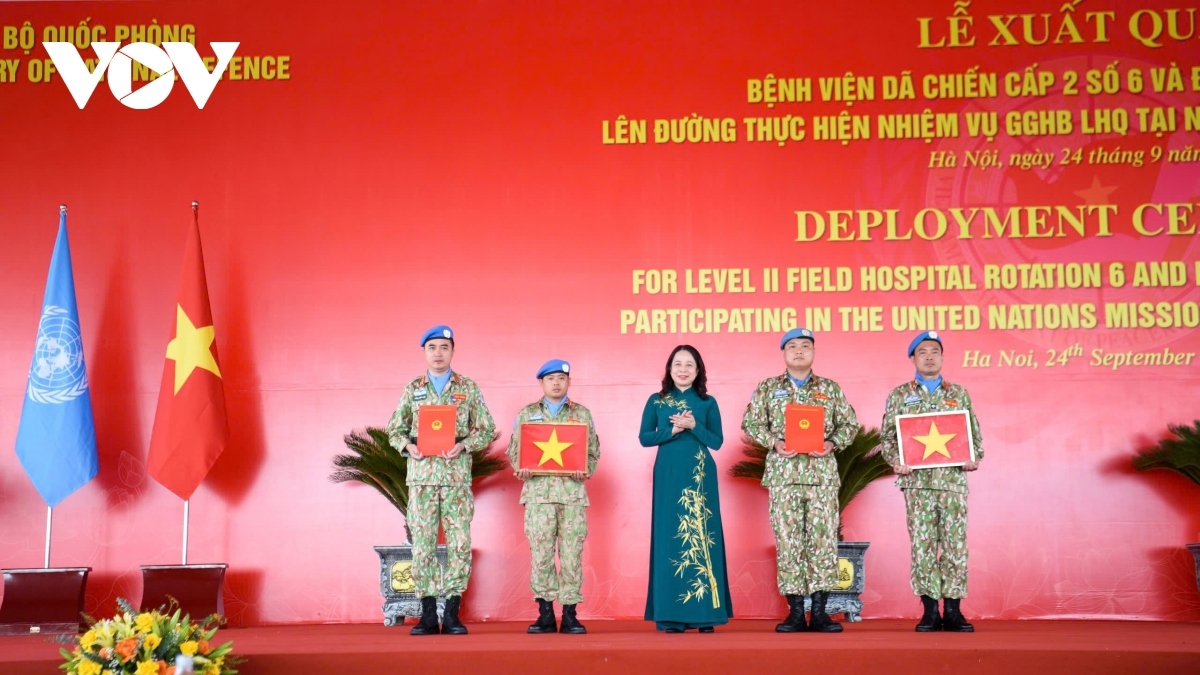 send-off ceremony for 247 vietnamese officers to un peacekeeping missions picture 4