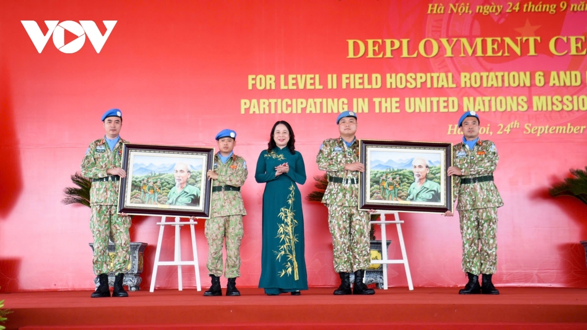 send-off ceremony for 247 vietnamese officers to un peacekeeping missions picture 5