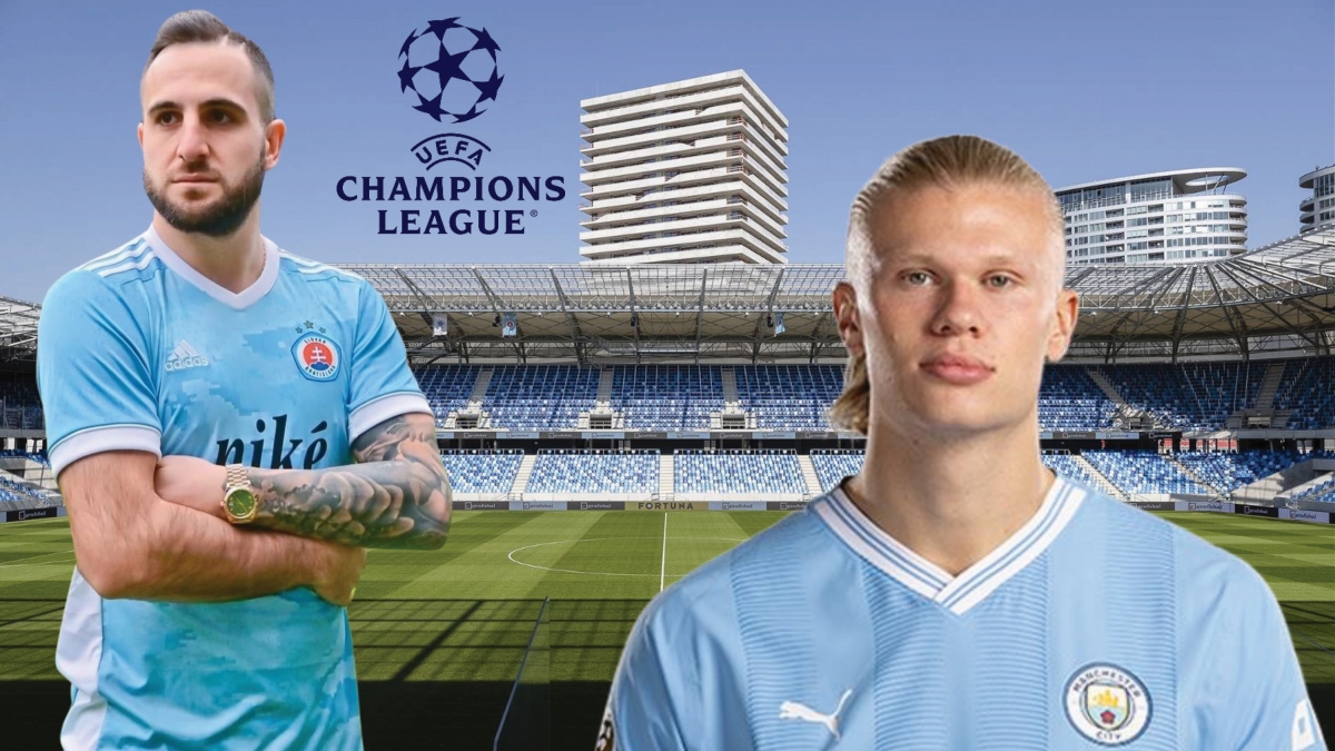 Dự đoán kết quả đội hình xuất phát trận Slovan Bratislava vs Man City