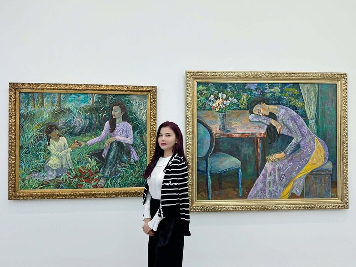 vietnamese artist s paintings exhibited in uk picture 1