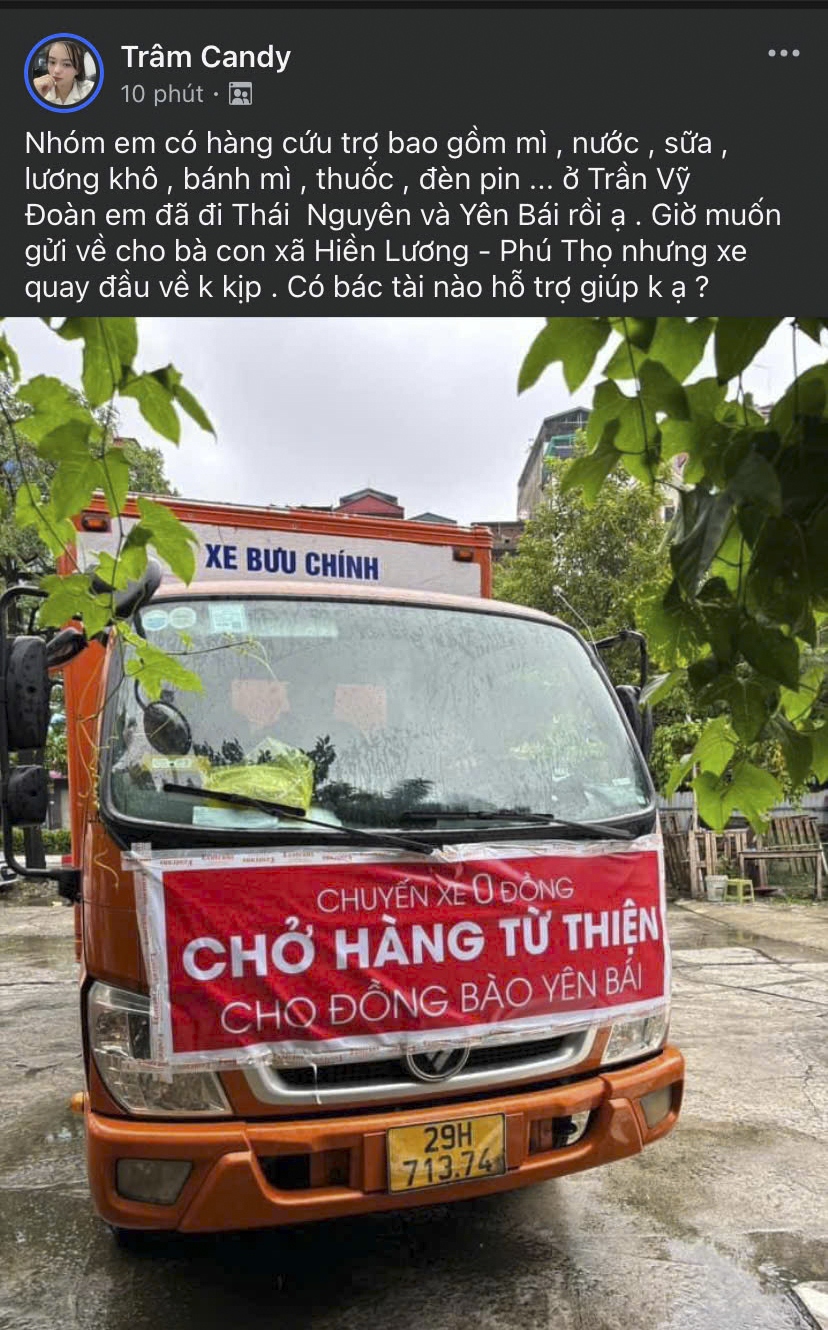 cu dan mang keu goi quyen gop, cuu tro khan cap cho ba con vung lu hinh anh 2