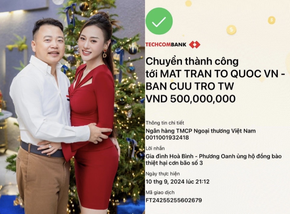 tran thanh, hoa minzy...gui hang tram trieu dong ung ho ba con vung lu hinh anh 1