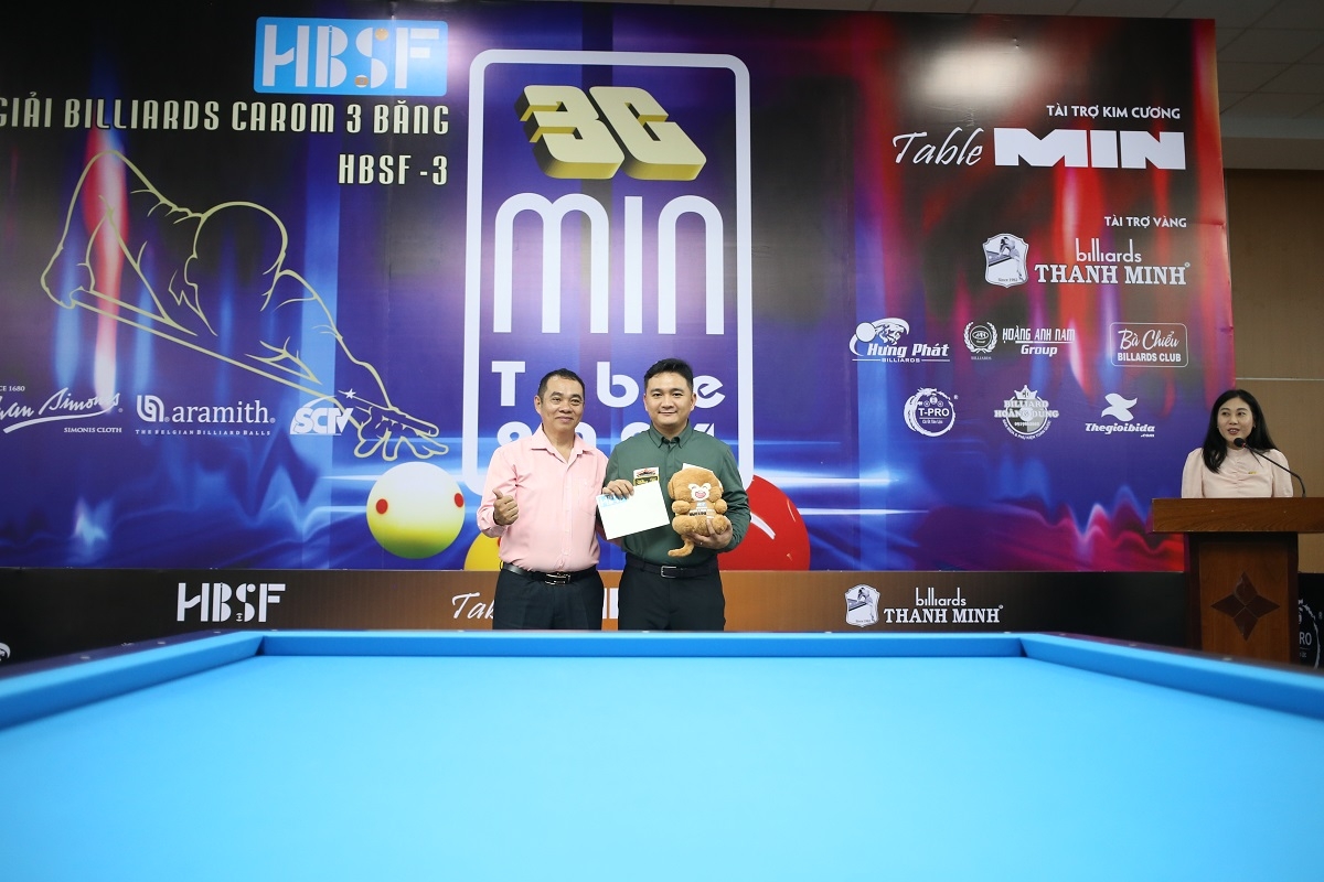 thanh lực, yến sinh vô địch giải billiards carom 3 băng hbsf tour 3 2024 hình ảnh 10 thanh luc, yen sinh vo dich giai billiards carom 3 bang hbsf tour 3 2024 hinh anh 10