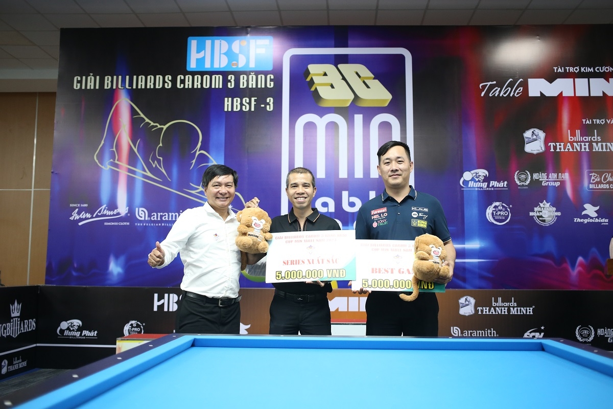thanh lực, yến sinh vô địch giải billiards carom 3 băng hbsf tour 3 2024 hình ảnh 13 thanh luc, yen sinh vo dich giai billiards carom 3 bang hbsf tour 3 2024 hinh anh 13