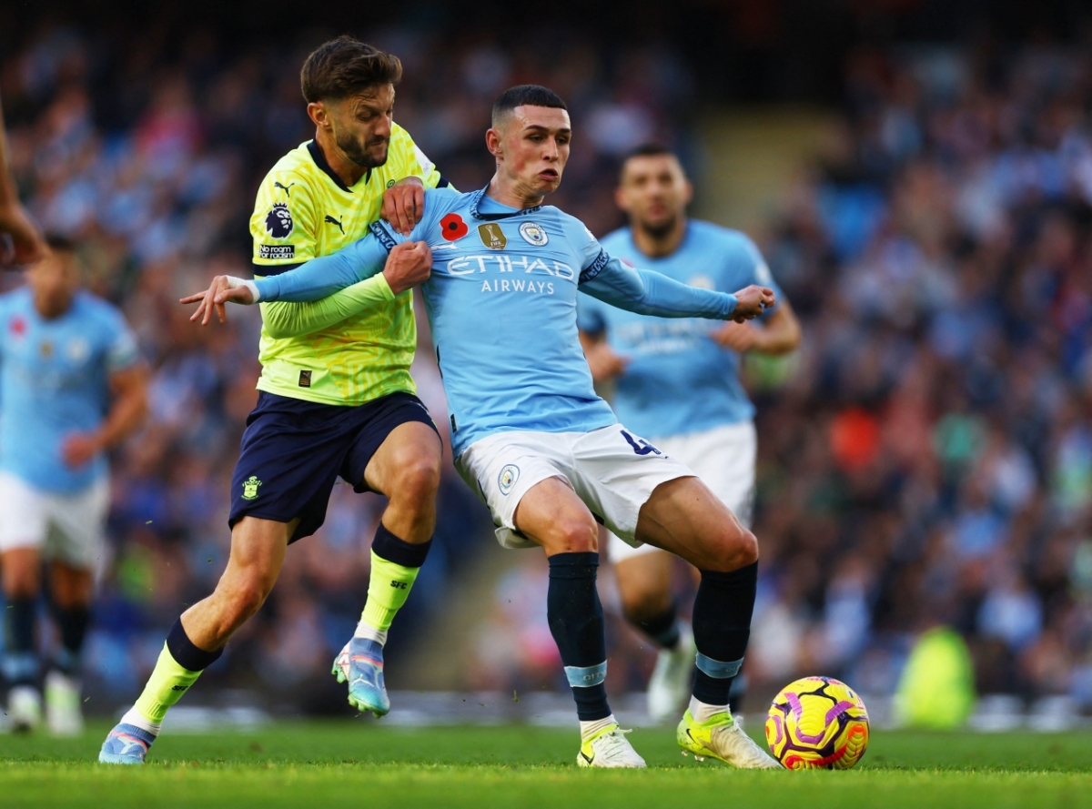 haaland thong nong , man city da bai southampton de tro lai ngoi dau ngoai hang anh hinh anh 27