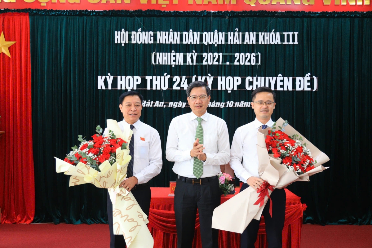 Quận Hải An, TP. Hải Phòng có tân Chủ tịch HĐND, Chủ tịch UBND quận