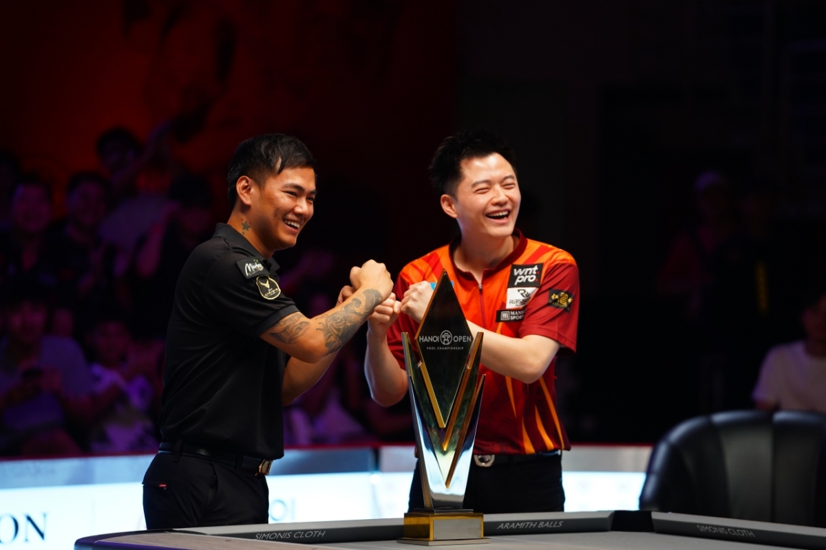 Chung kết Giải billiards Hanoi Open Pool 2024: "Hoàng tử" Ko Pin Yi thua tâm phục Johann Chua