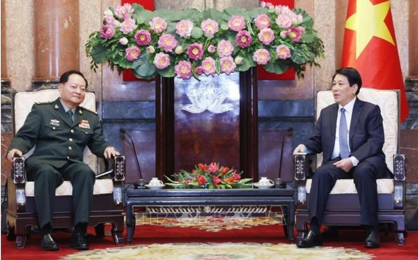 state president hosts vice chairman of china s central military commission picture 1 state president hosts vice chairman of china s central military commission picture 1