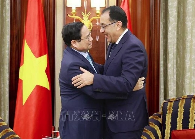 pm pham minh chinh meets with egyptian prime minister picture 1