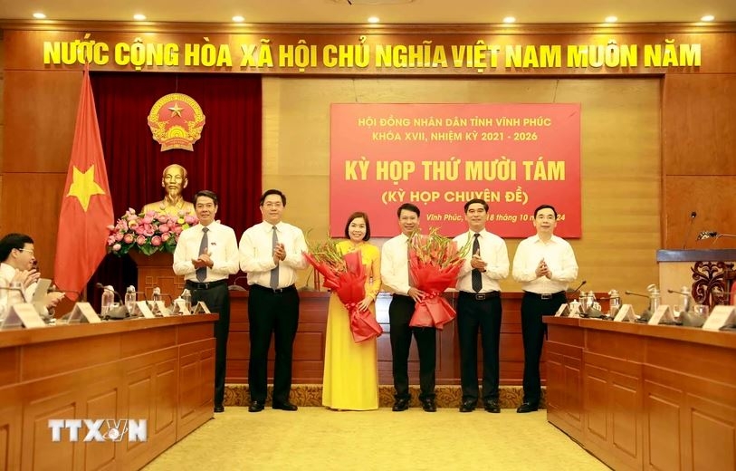 Phê chuẩn kết quả bầu chức vụ Phó Chủ tịch UBND tỉnh Vĩnh Phúc nhiệm kỳ 2021-2026