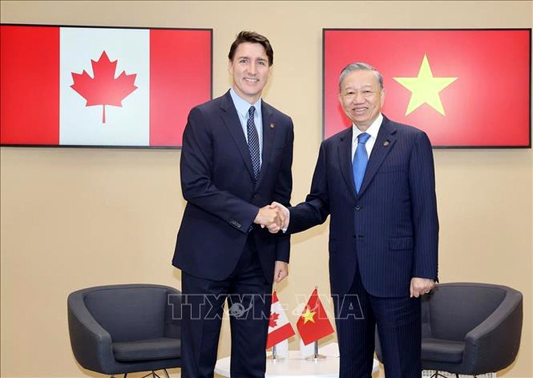 vietnamese leader to lam meets with world leaders in paris picture 1