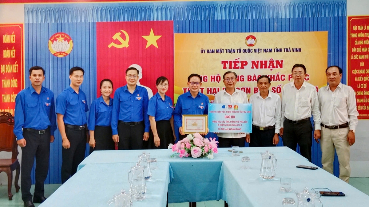 Tỉnh Trà Vinh đã quyên góp được gần 7 tỷ đồng ủng hộ đồng bào các tỉnh phía Bắc