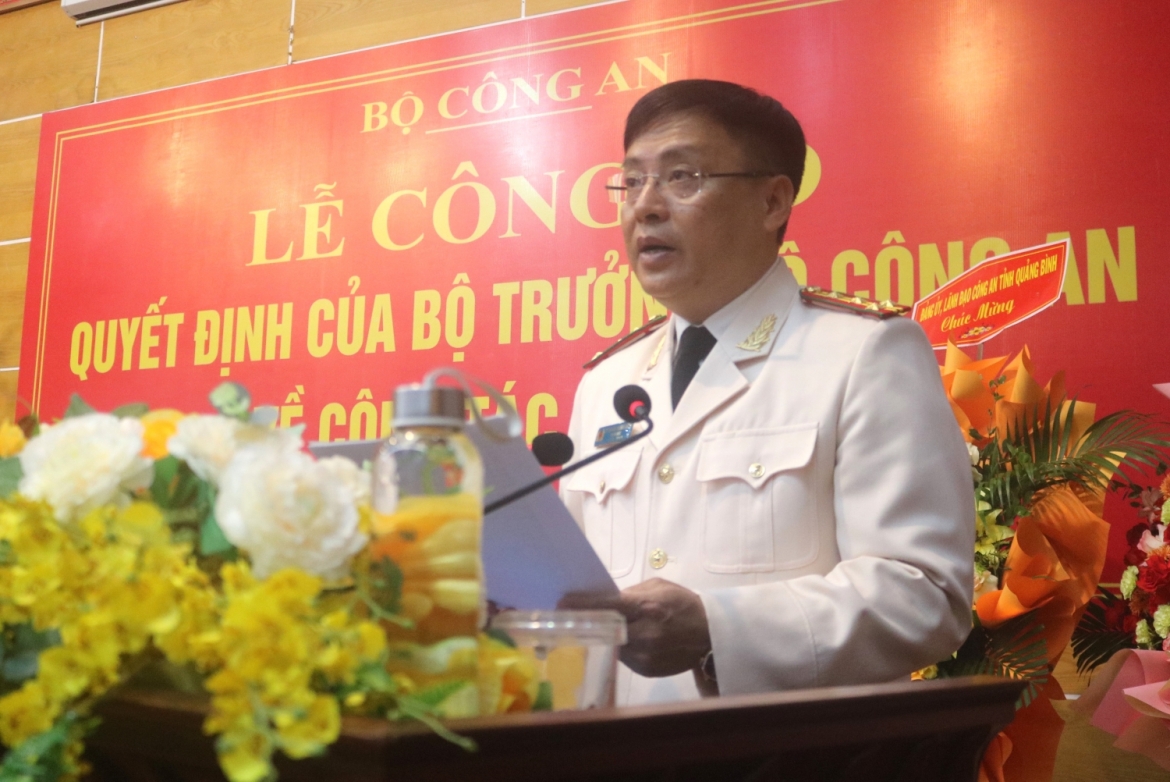 giam doc cong an tinh Dak nong lam giam doc cong an tinh quang binh hinh anh 1