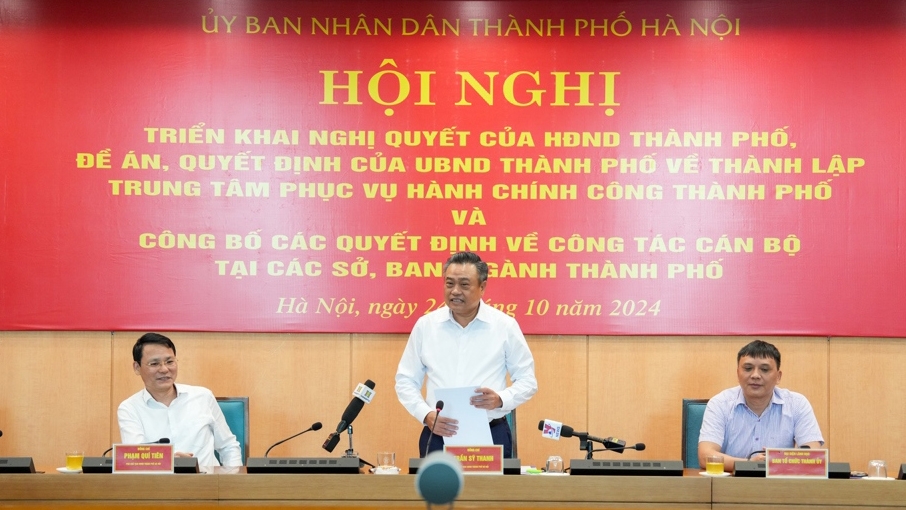 Hà Nội thành lập Trung tâm Phục vụ hành chính công thành phố