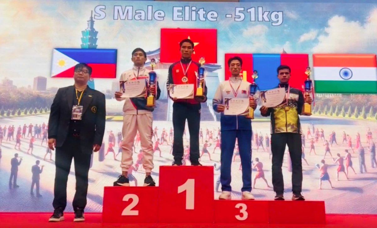 vietnamese athlete wins gold at asian muaythai tournament picture 1