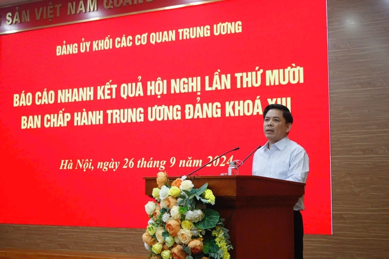 xay dung Dang bo khoi cac co quan t.U trong sach, vung manh trong ky nguyen vuon minh hinh anh 1