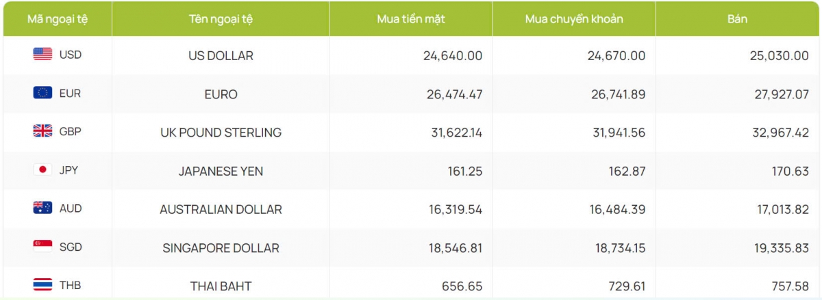 ty gia usd hom nay 11 10 ty gia trung tam nang len muc 24.175 dong usd hinh anh 2