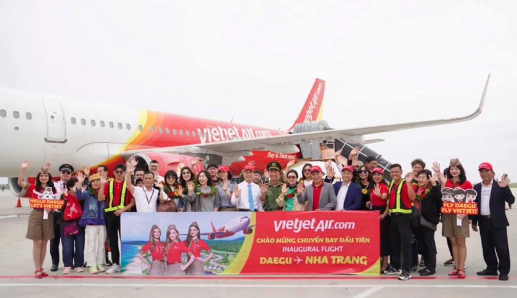 Vietjet launches Nha Trang - Daegu air route