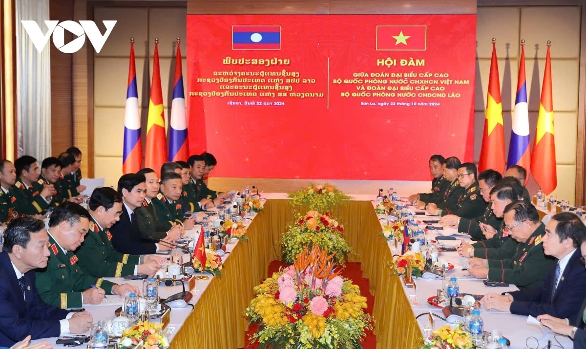 vietnam and laos sign bilateral defense cooperation document picture 2 vietnam and laos sign bilateral defense cooperation document picture 2