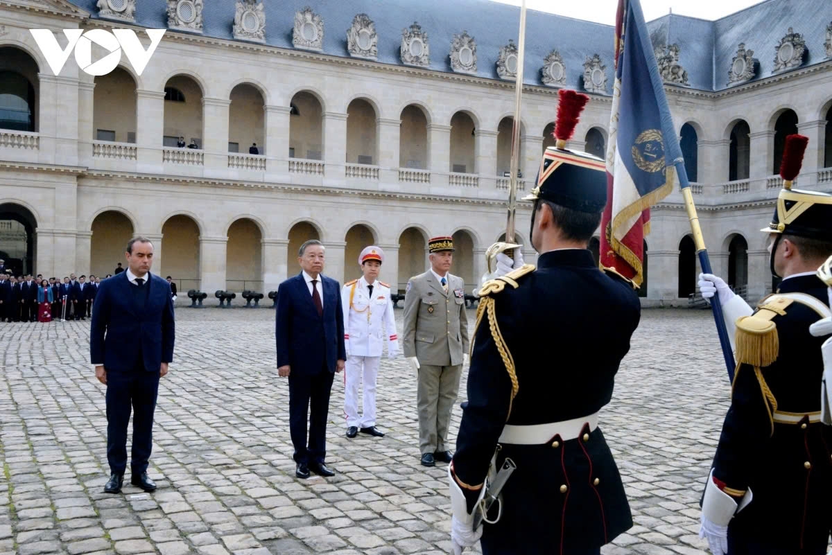 vietnamese leader to lam warmly welcomed in paris on official visit picture 1 vietnamese leader to lam warmly welcomed in paris on official visit picture 1
