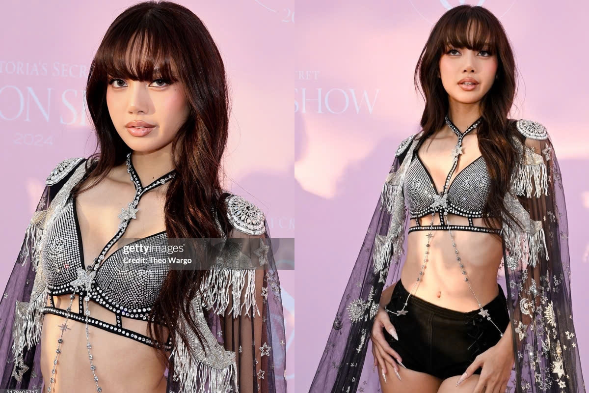 3 bo trang phuc dot chay san dien victoria s secret fashion show cua lisa blackpink hinh anh 1