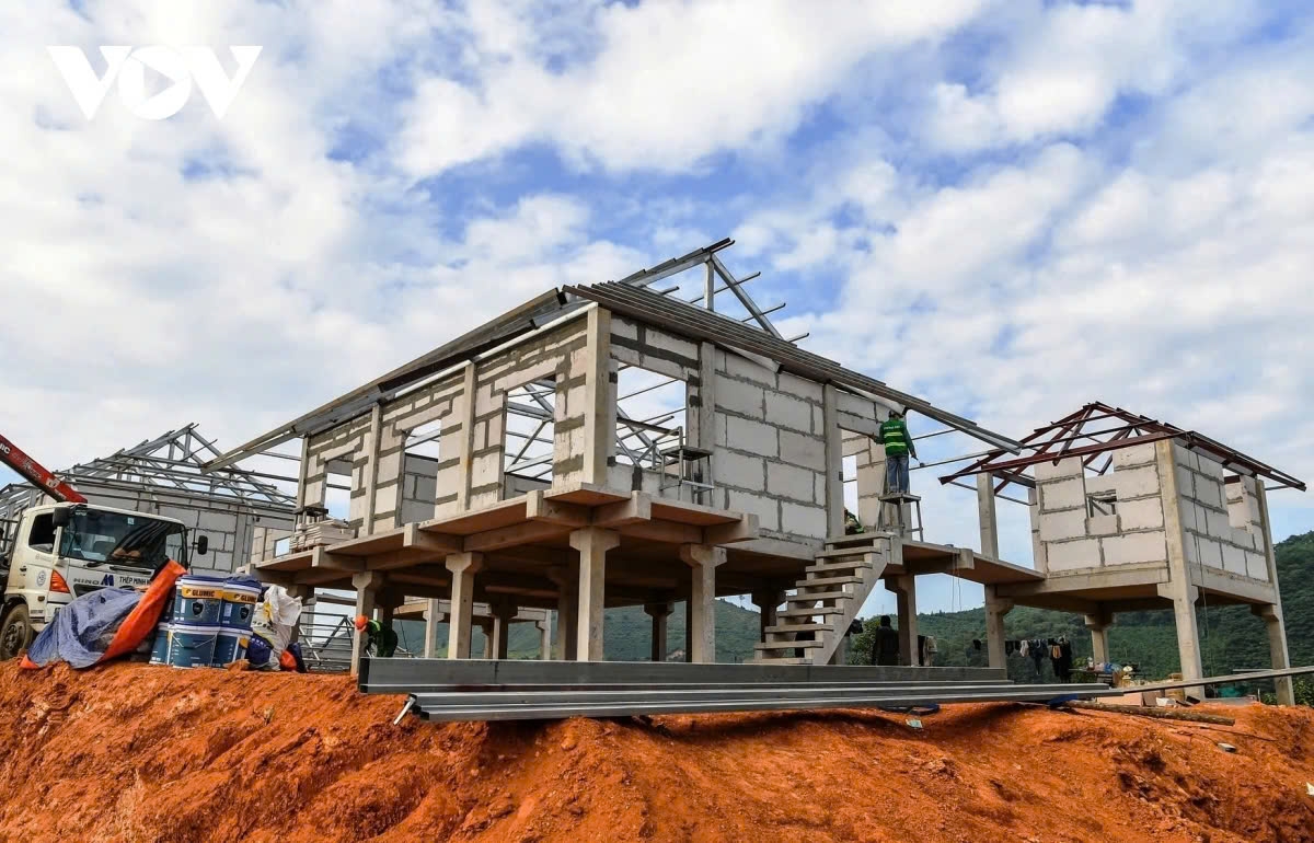 new resettlement area taking shape for people from flood devastated village picture 2