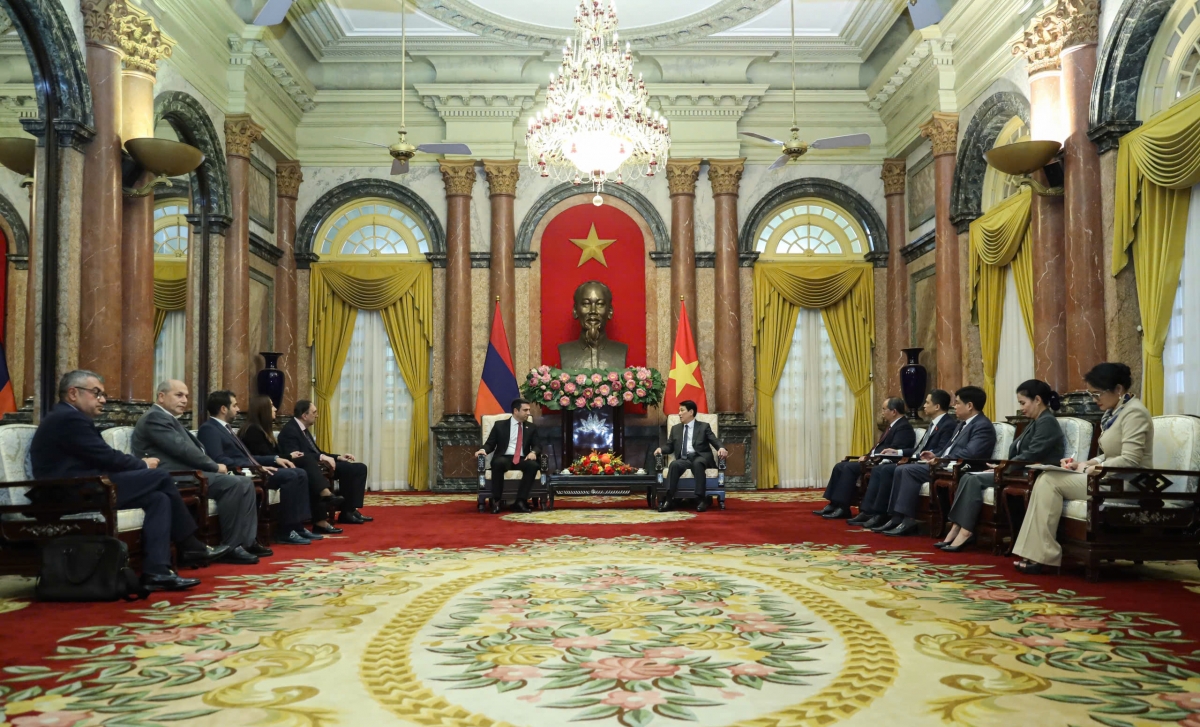 chủ tịch nước lương cường tiếp chủ tịch quốc hội armenia hình ảnh 3 chu tich nuoc luong cuong tiep chu tich quoc hoi armenia hinh anh 3