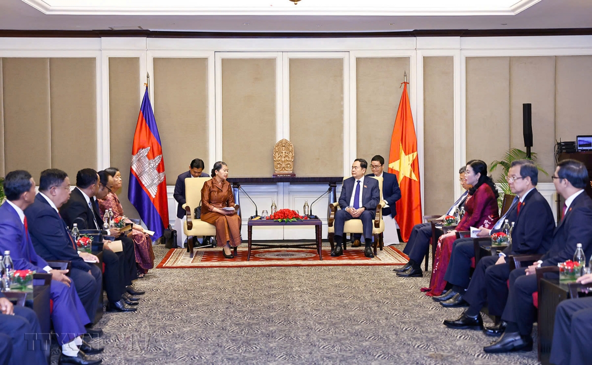 chủ tịch quốc hội trần thanh mẫn tiếp chủ tịch hội hữu nghị campuchia - việt nam hình ảnh 2 chu tich quoc hoi tran thanh man tiep chu tich hoi huu nghi campuchia - viet nam hinh anh 2