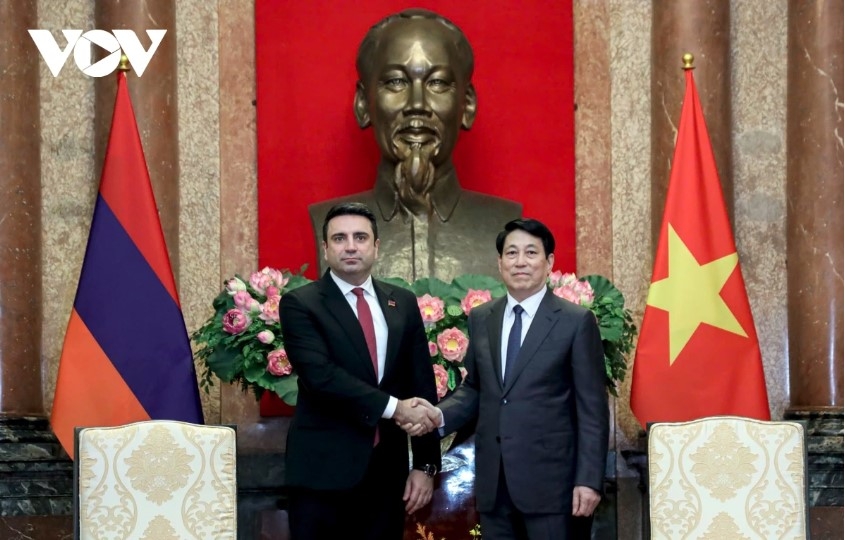 vietnamese state leader hosts armenian na president picture 1 vietnamese state leader hosts armenian na president picture 1