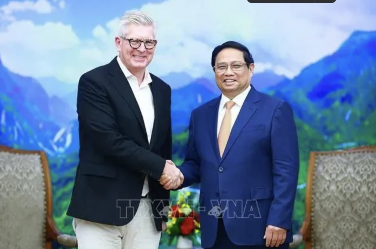 pm pham minh chinh meets ericsson ceo picture 1