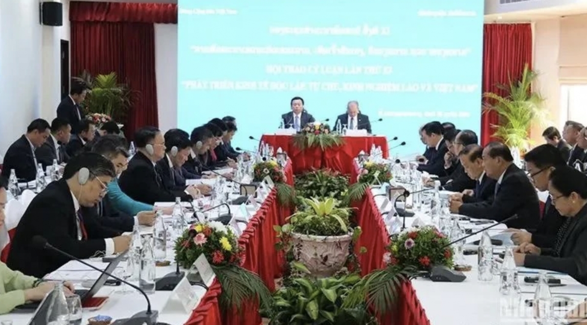 vietnamese, lao parties hold 11th theoretical workshop picture 1 vietnamese, lao parties hold 11th theoretical workshop picture 1