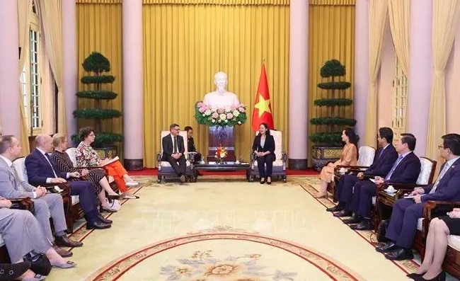 vietnam values strategic partnership with germany vice president picture 1