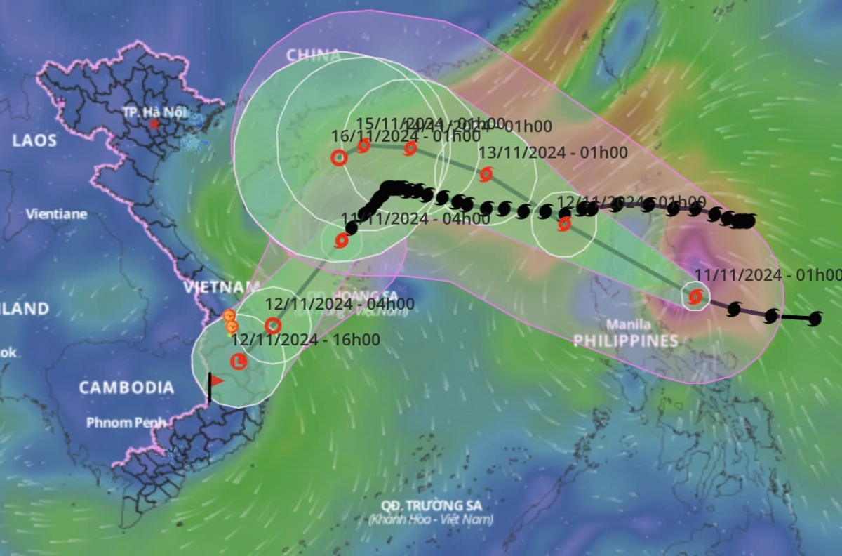 typhoon yinxing weakens, typhoon toraji to enter east sea picture 1