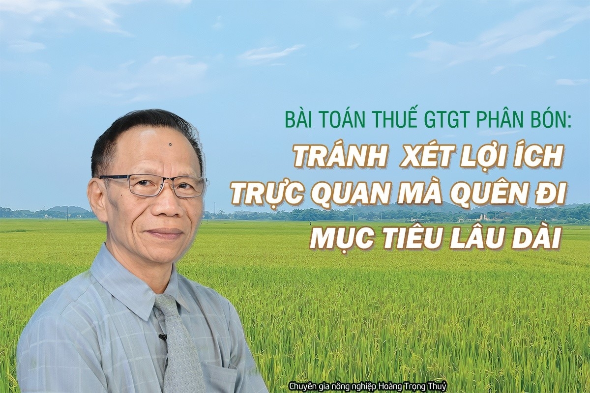 Bài toán thuế GTGT phân bón: Tránh lợi ích trực quan mà quên đi mục tiêu lâu dài