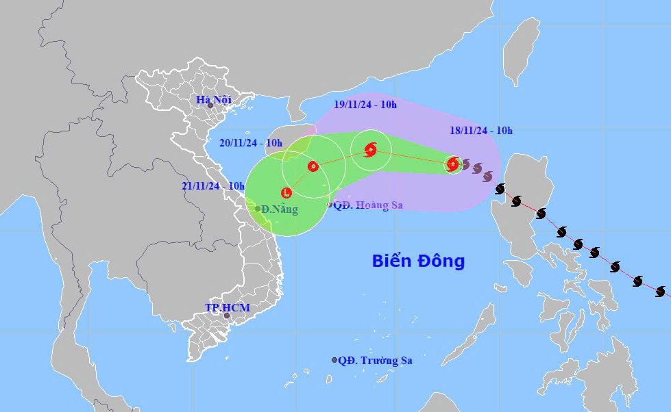 bao so 9 cach quan dao hoang sa 600km, giat cap 14 hinh anh 1