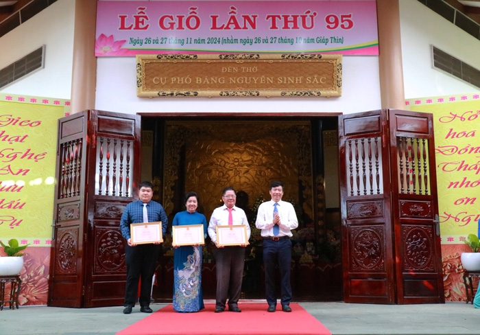 Đồng tháp tổ chức lễ giỗ lần thứ 95 của cụ phó bảng nguyễn sinh sắc hình ảnh 3 Dong thap to chuc le gio lan thu 95 cua cu pho bang nguyen sinh sac hinh anh 3