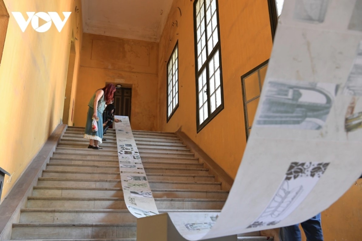 unique art installation space inside former indochina university building in hanoi picture 15