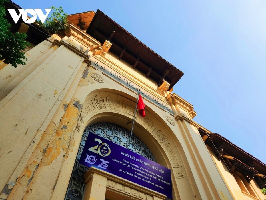 unique art installation space inside former indochina university building in hanoi picture 2