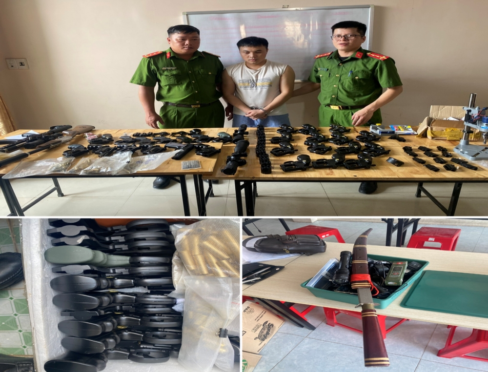 bắt giữ, triệu tập 45 đối tượng trong đường dây buôn bán vũ khí xuyên quốc gia hình ảnh 2 bat giu, trieu tap 45 doi tuong trong duong day buon ban vu khi xuyen quoc gia hinh anh 2