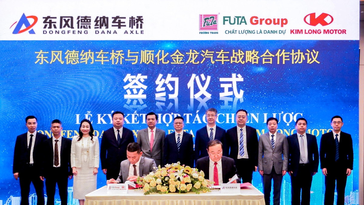 futa group, kim long motor va dongfeng dana ky ket hop tac chien luoc hinh anh 1