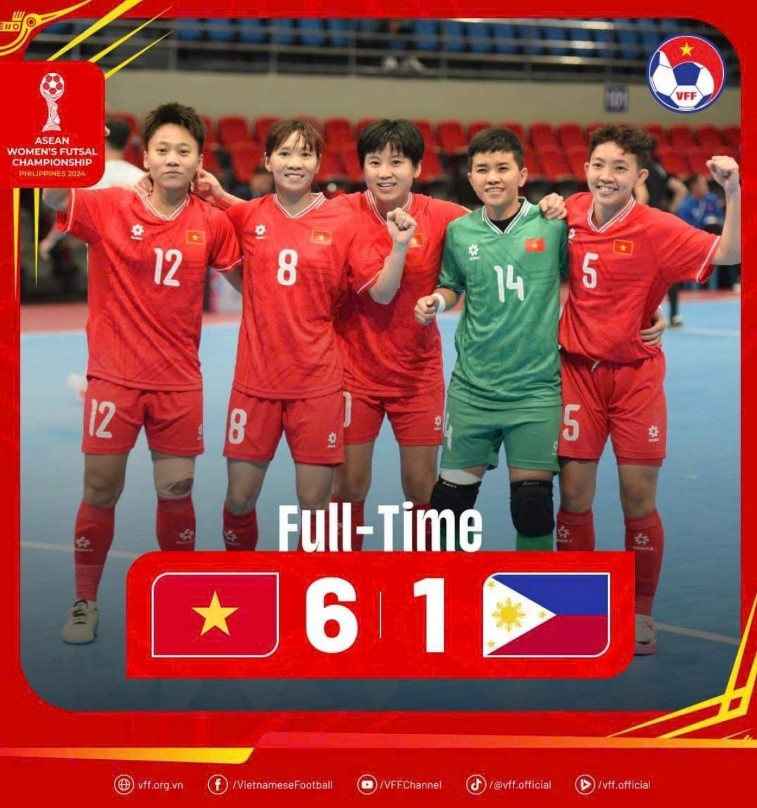 vietnam enter asean women s futsal championship final picture 1