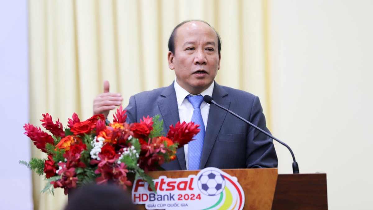lễ công bố giải futsal hdbank cúp quốc gia 2024 hình ảnh 2 le cong bo giai futsal hdbank cup quoc gia 2024 hinh anh 2