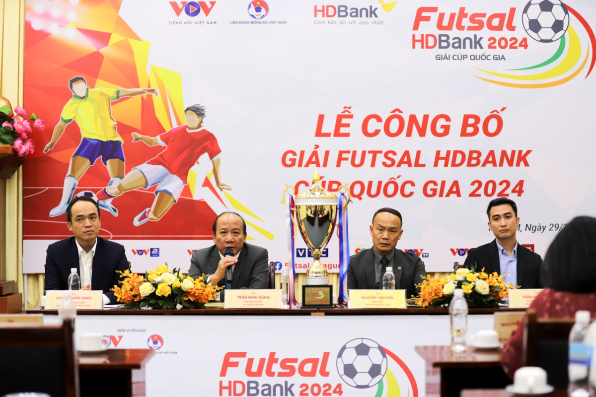 Lễ công bố Giải Futsal HDBank Cúp quốc gia 2024