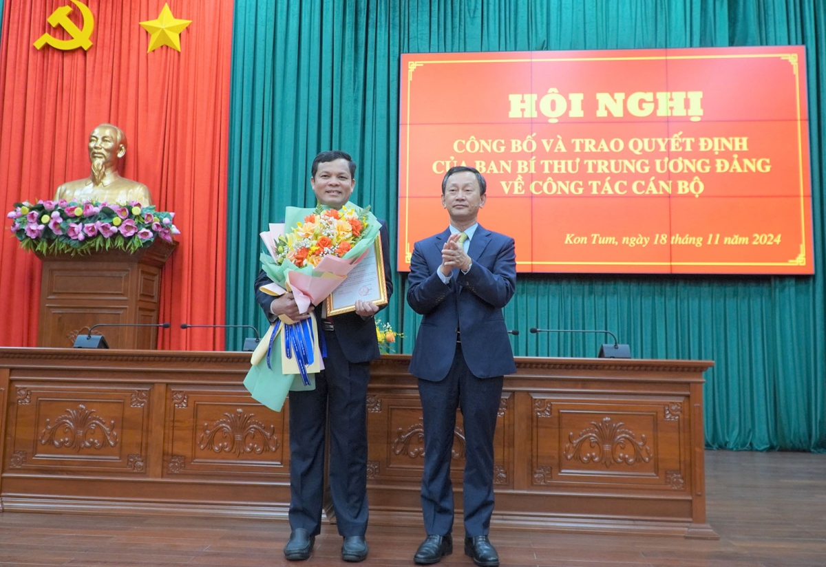 Ông Nguyễn Đức Tuy giữ chức Phó Bí thư Tỉnh uỷ Kon Tum