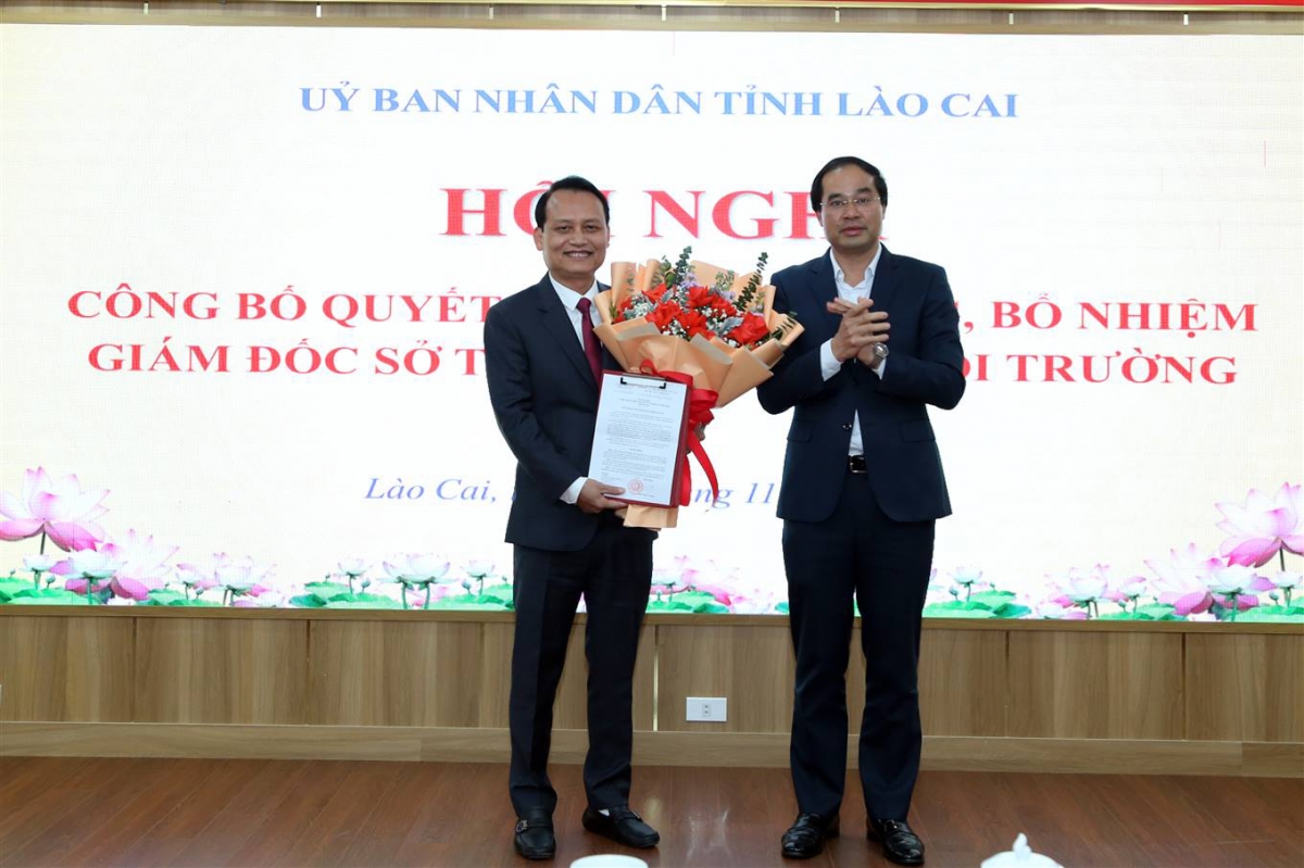 Lào Cai có tân Giám đốc Sở Tài nguyên và Môi trường