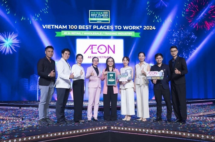 AEON Việt Nam được vinh danh nơi làm việc tốt nhất